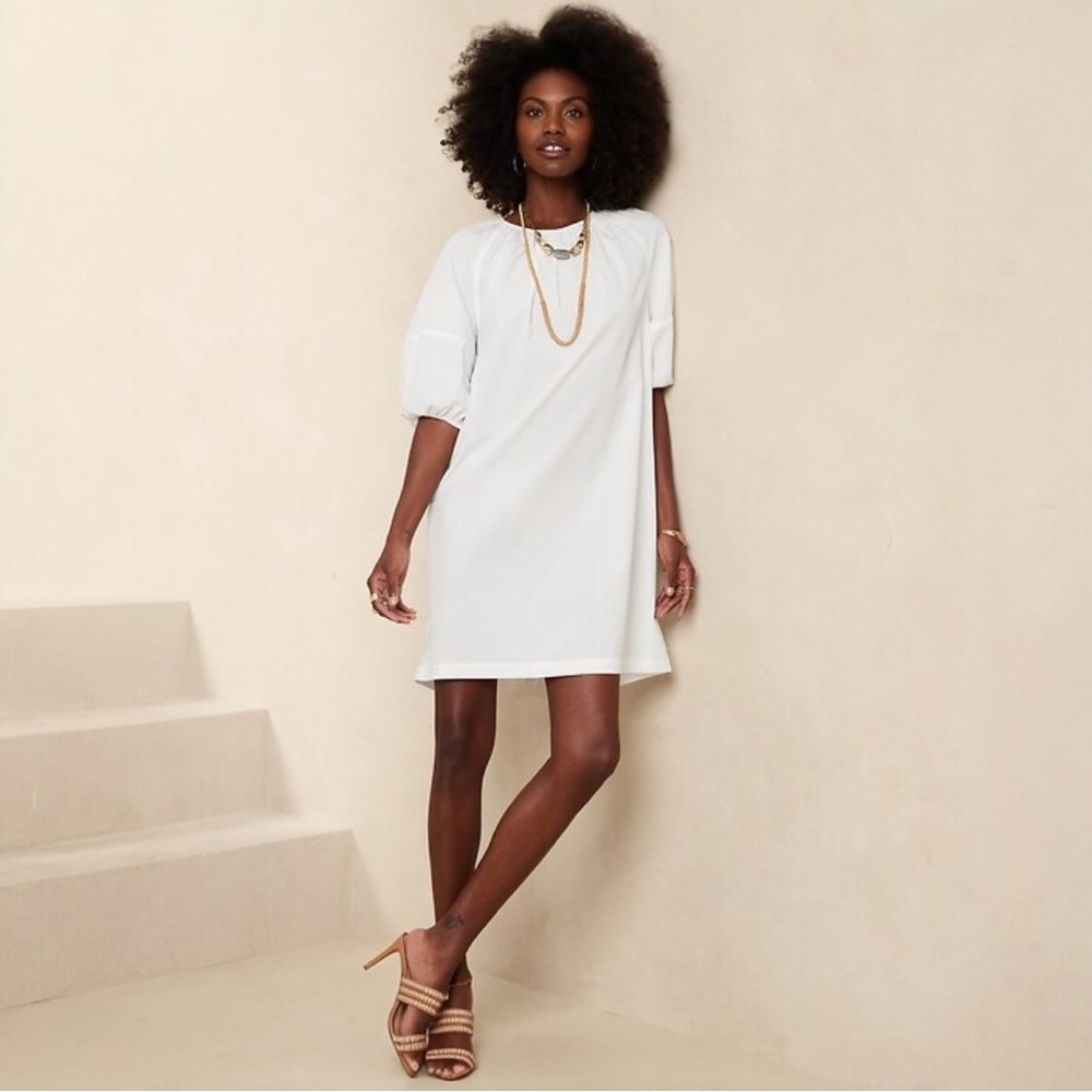 NWT Banana Republic Poplin Mini Dress